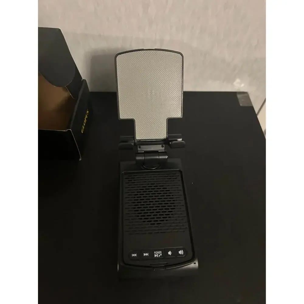 GLOPUS F25 Cell Phone Holder Wireless Speaker JJ0023-BK